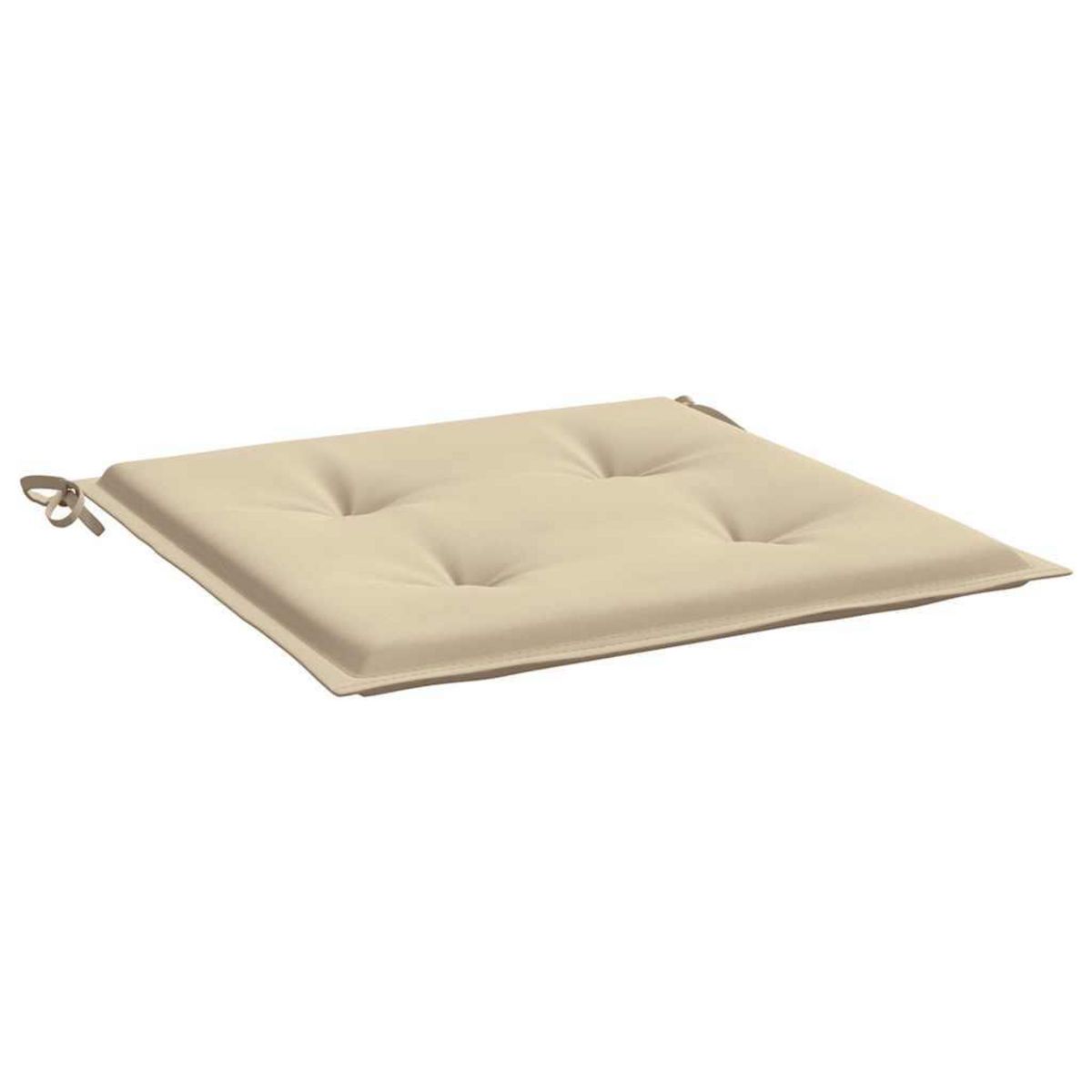 VIDAXL Coussins de chaise jardin lot de 6 beige 50x50x4cm tissu oxford