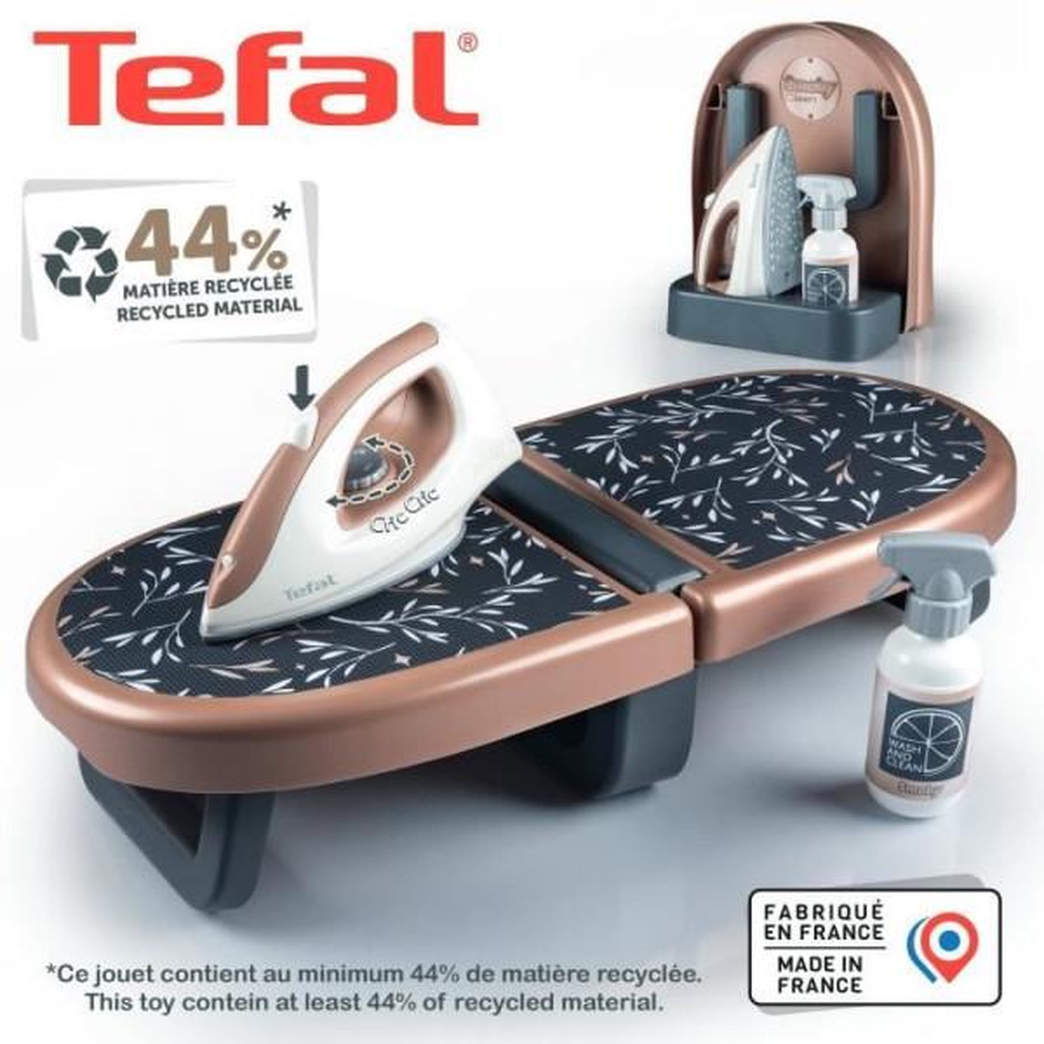Voir la diapositive 6 : SMOBY Planche à repasser enfant Smoby pliable avec accessoires réalistes