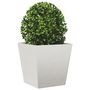 Voir la diapositive 4 : VIDAXL Jardinieres 2 pcs 40x40x40 cm acier inoxydable