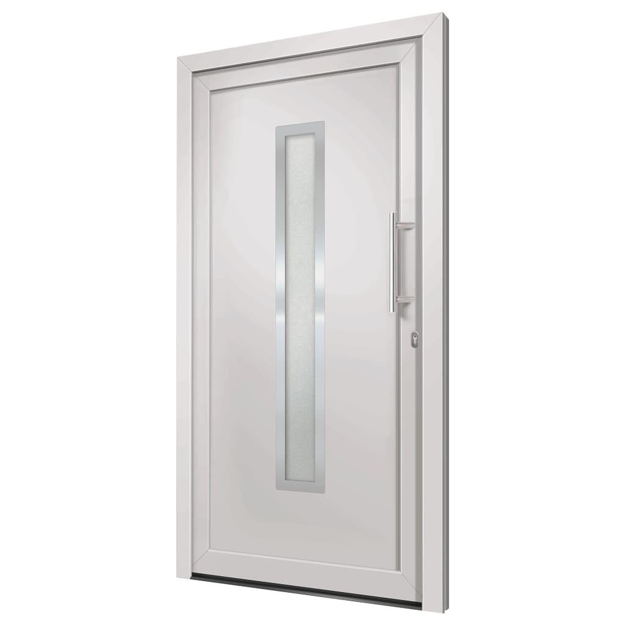 Voir la diapositive 4 : VIDAXL Porte d'entree Blanc 98x208 cm