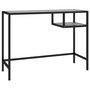 Voir la diapositive 2 : VIDAXL Bureau d'ordinateur Marbre noir 100x36x74 cm Verre trempe