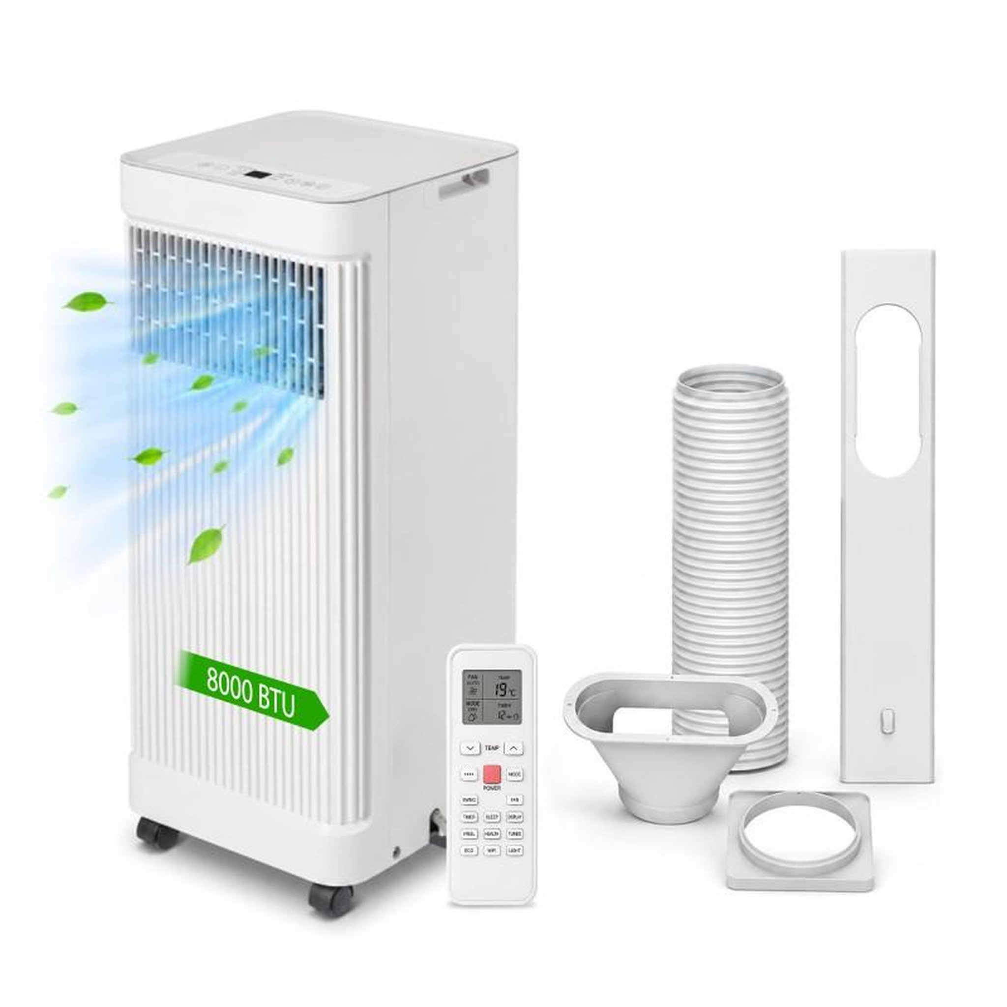 Climatiseur portable - 8000 btu - déshumidificateur