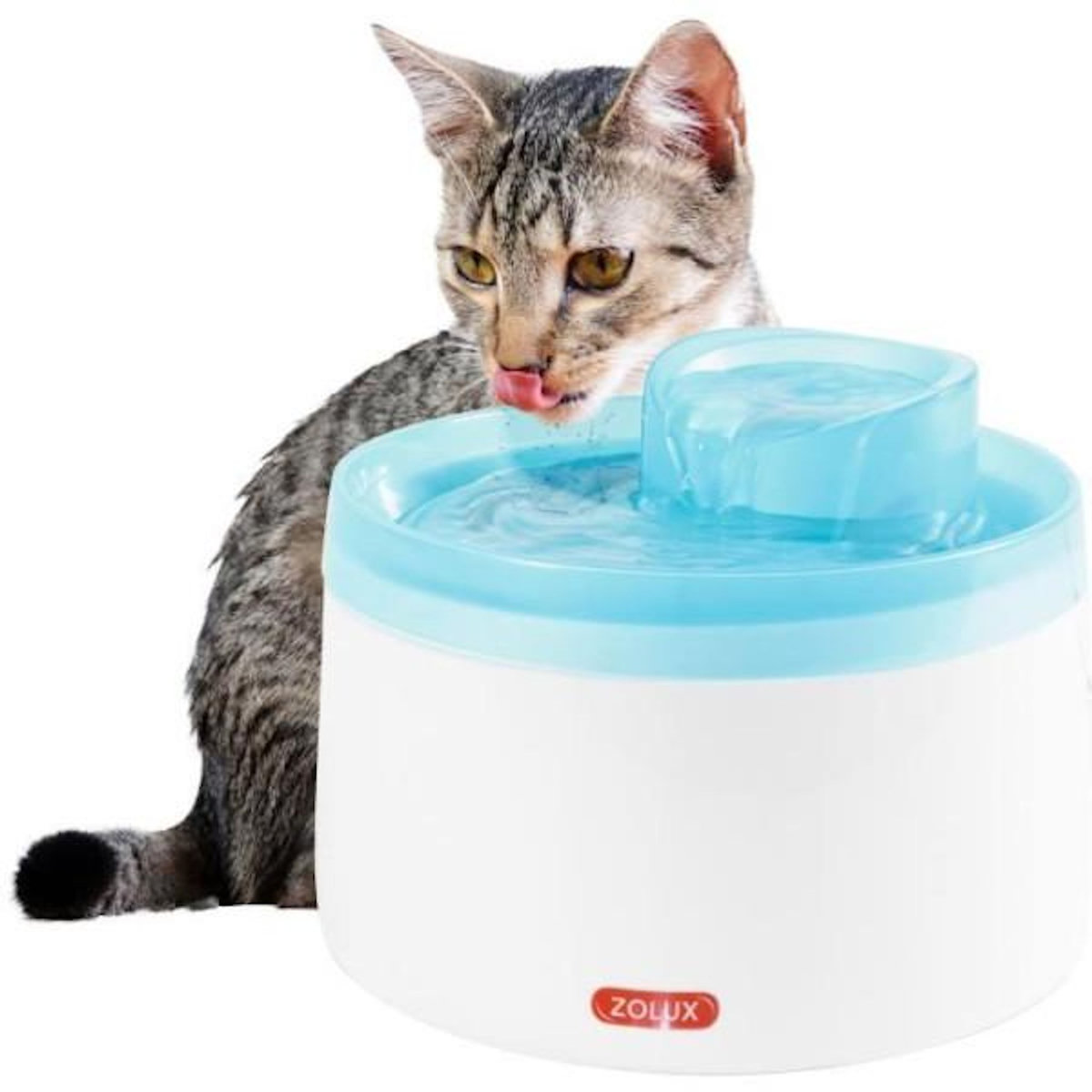 Zolux Fontaine a eau - Zolux - Pour chats et chiens - Avec cartouche filtrante - 2 litres