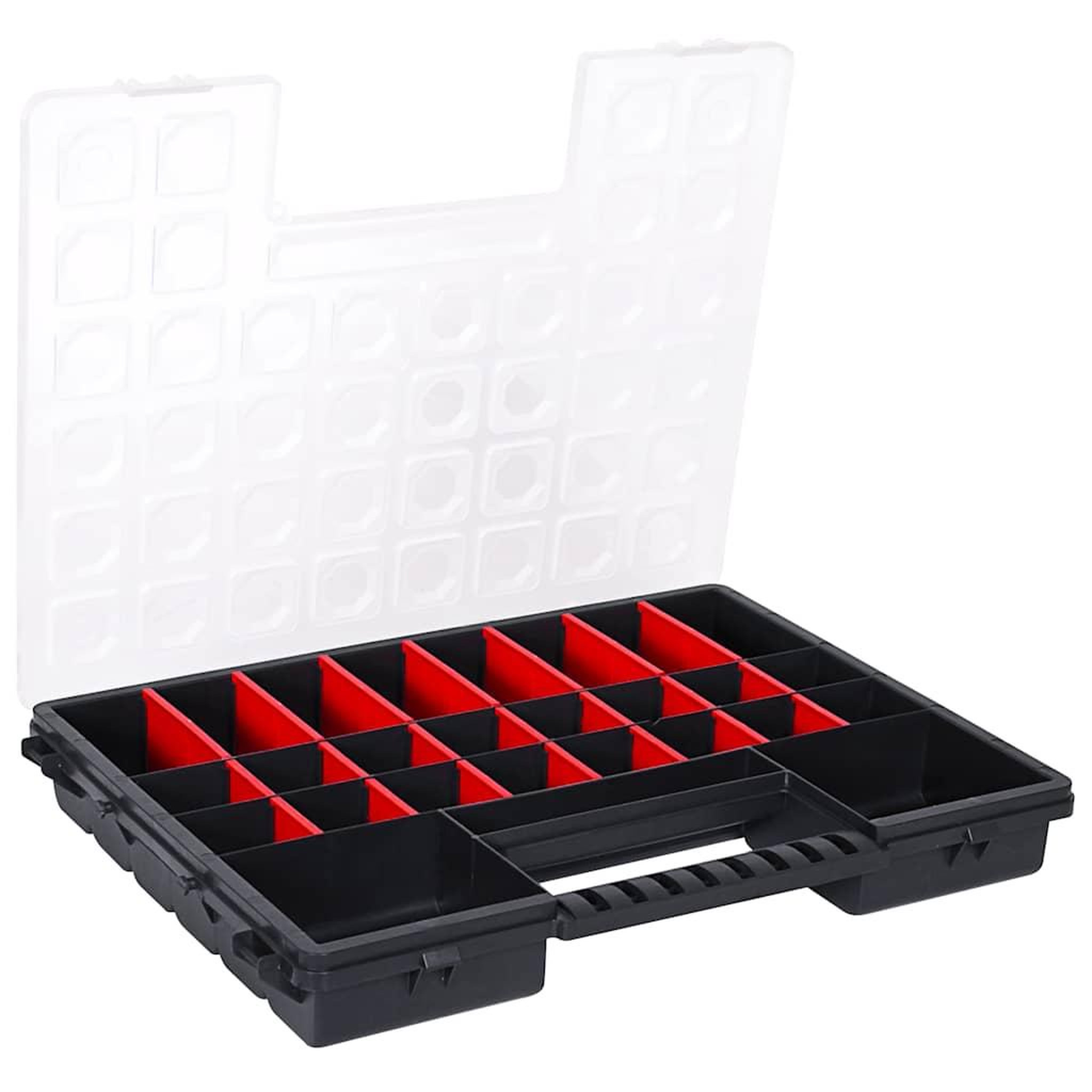 Voir la diapositive 4 : VIDAXL Boîtes d'assortiment 5 pcs 385x283x50 mm Plastique