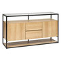 Voir la diapositive 1 : ATMOSPHERA Buffet 2 Portes & 2 Tiroirs  Aldéa  140cm Naturel