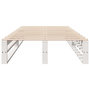 Voir la diapositive 4 : VIDAXL Cadre de lit sans matelas blanc 90x200 cm bois de pin massif