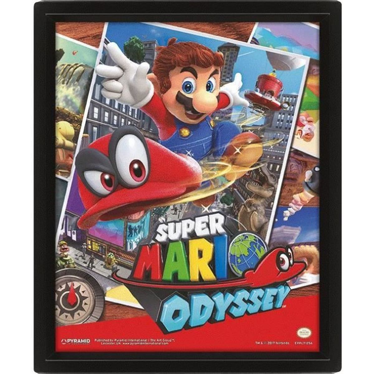 Cadre 3D Lenticulaire Mario Odyssey