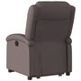 Voir la diapositive 5 : VIDAXL Fauteuil inclinable marron fonce cuir veritable