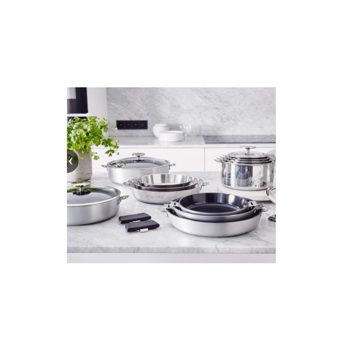 Beka Lot de 2 anse amovible noire - 101236