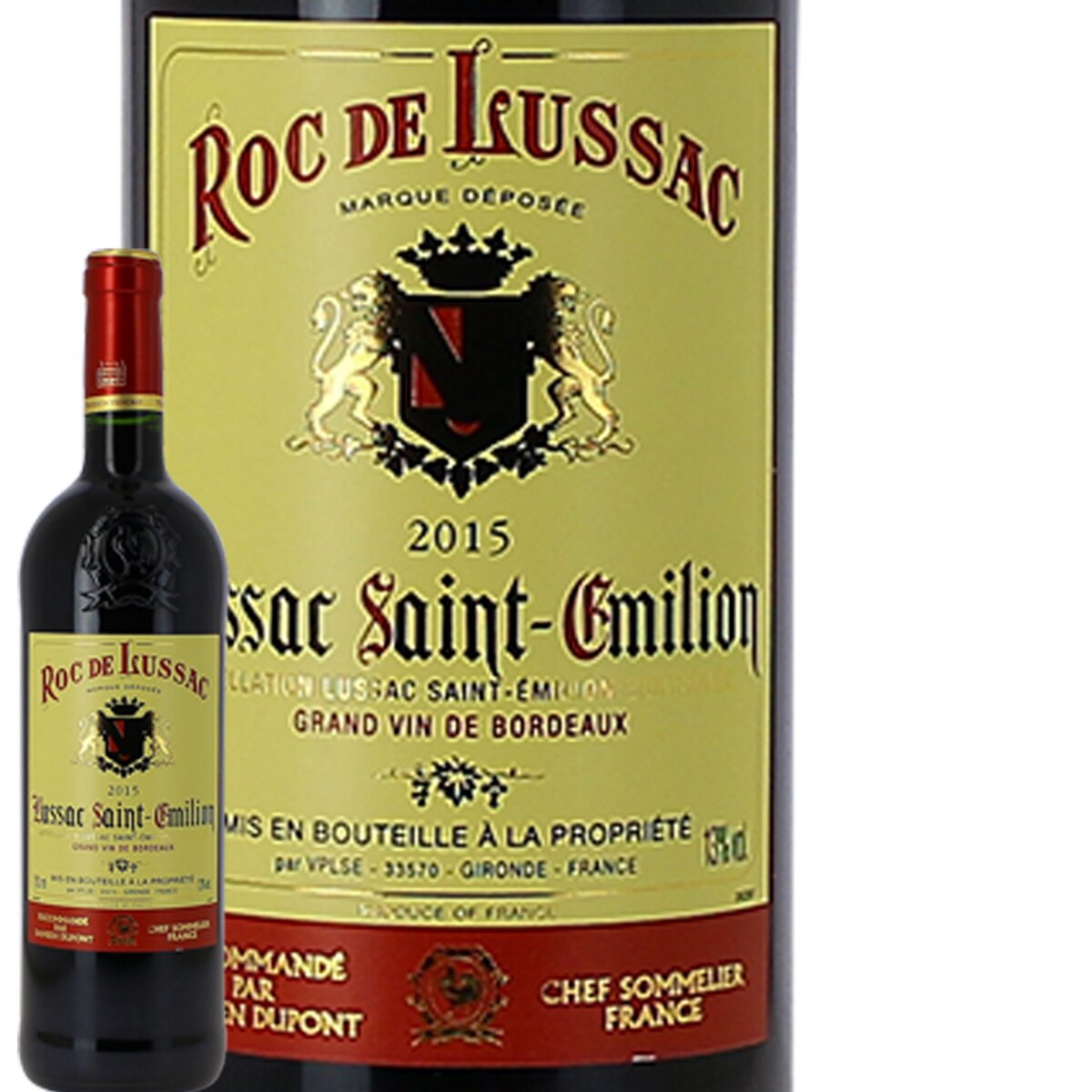 Roc de Lussac Lussac Saint-Émilion Rouge 2015