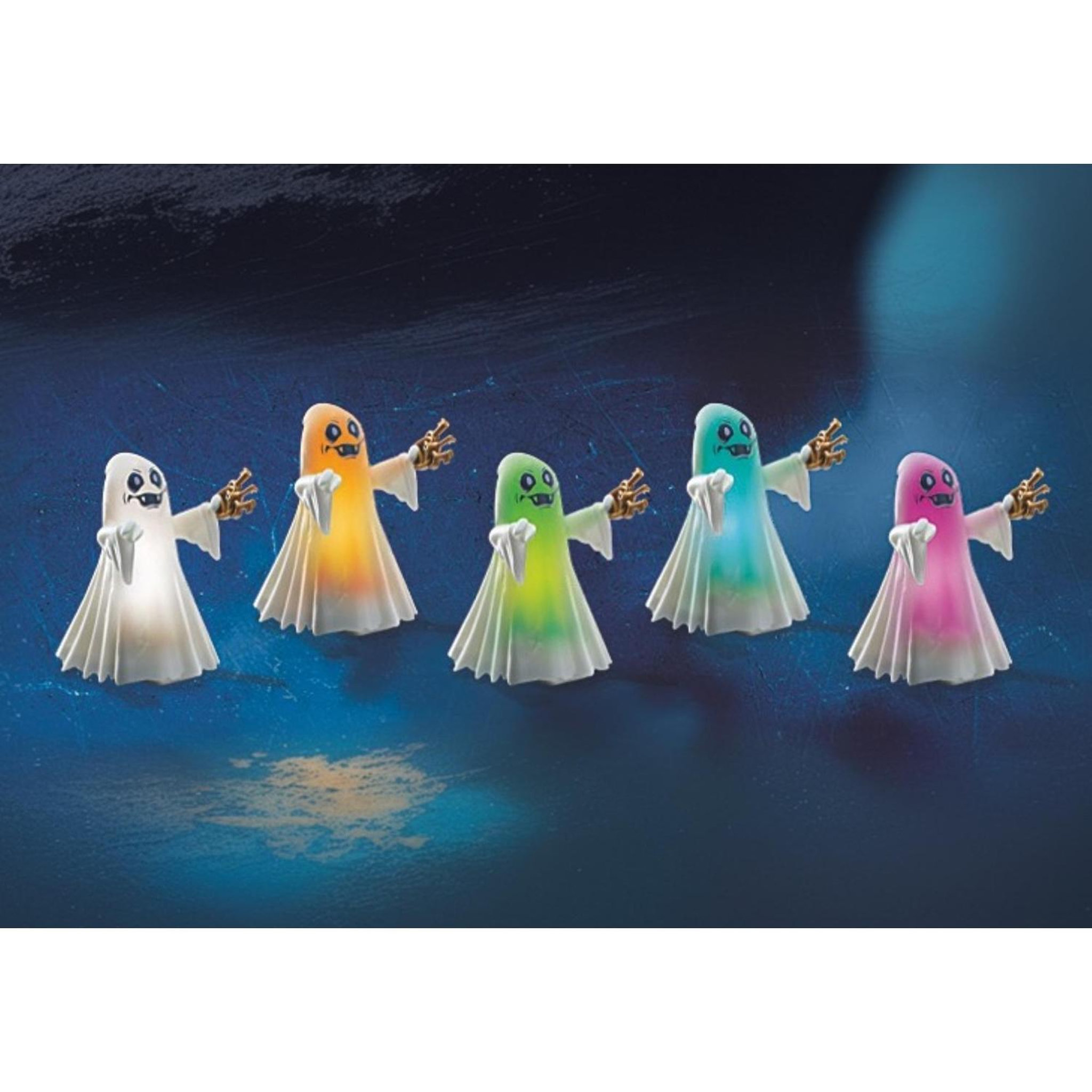 Voir la diapositive 4 : PLAYMOBIL Chevalier et fantôme effets lumineux multicolores