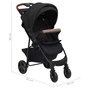 Voir la diapositive 6 : VIDAXL Poussette pour bebe 3-en-1 Anthracite Acier