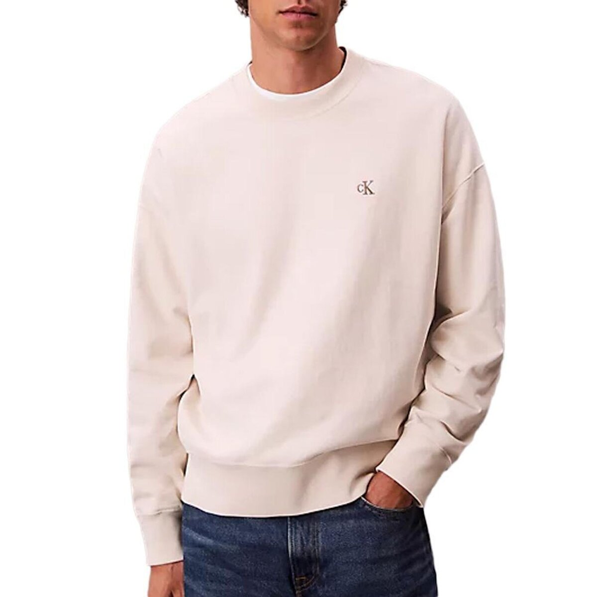 CALVIN KLEIN JEANS Sweat Beige Homme Calvin Klein Jeans Premium