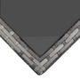 Voir la diapositive 5 : VIDAXL Ensemble a manger d'exterieur 5pcs coussins Resine tressee Gris