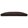 Voir la diapositive 4 : VIDAXL Tapis autoadhesifs de marches 5 pcs Marron 56x17x3cm Aiguillete