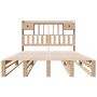 Voir la diapositive 4 : VIDAXL Lit bibliotheque sans matelas 160x200 cm bois massif de pin
