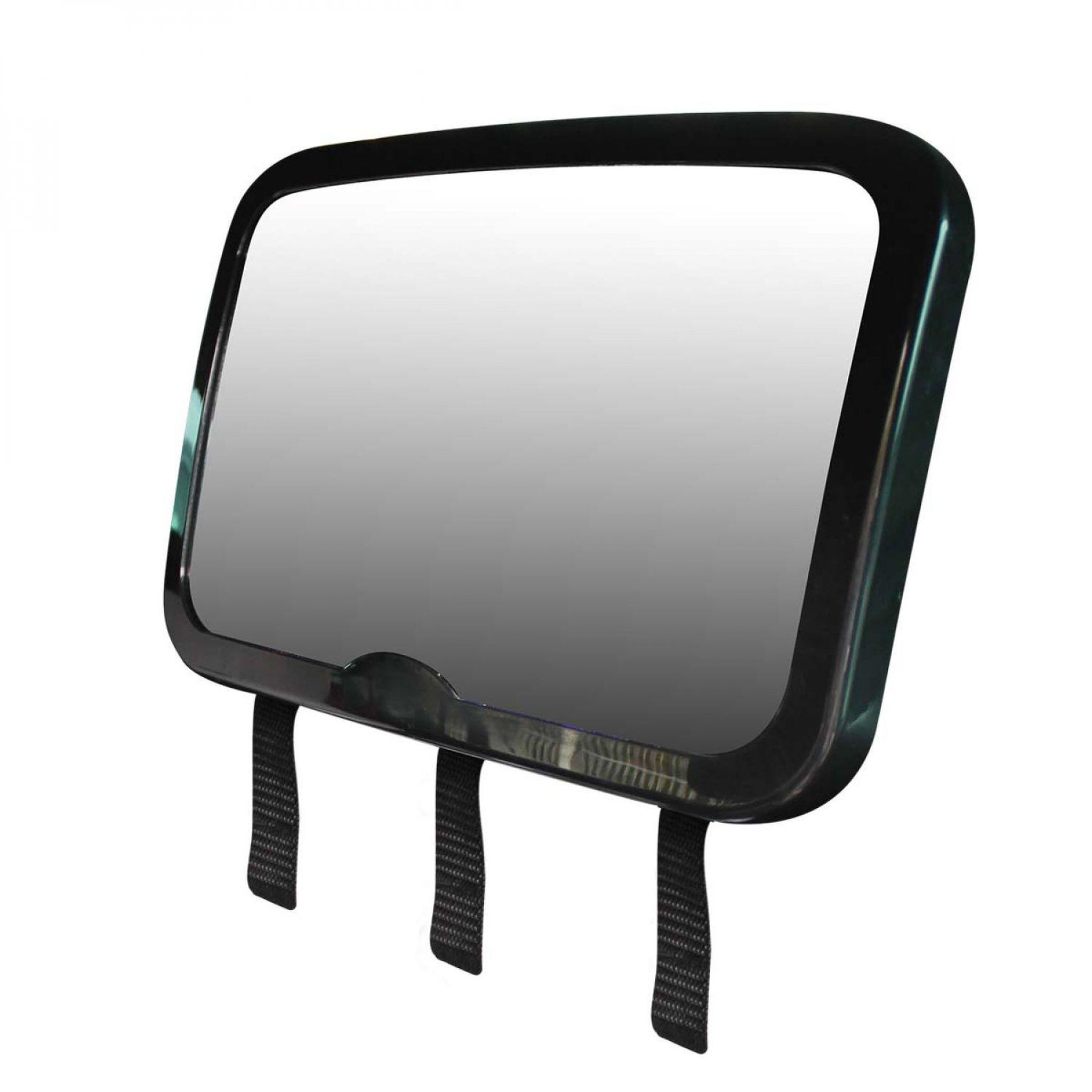 Monsieur Bébé Lot de 4 Miroirs voiture pour bébé 2 en 1 avec sangles amovibles pour jouets ou accessoires