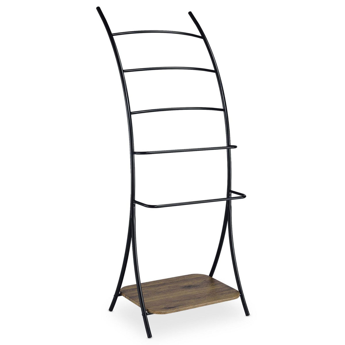 IDIMEX Porte-serviettes sur pied EDY 5 niveaux en métal