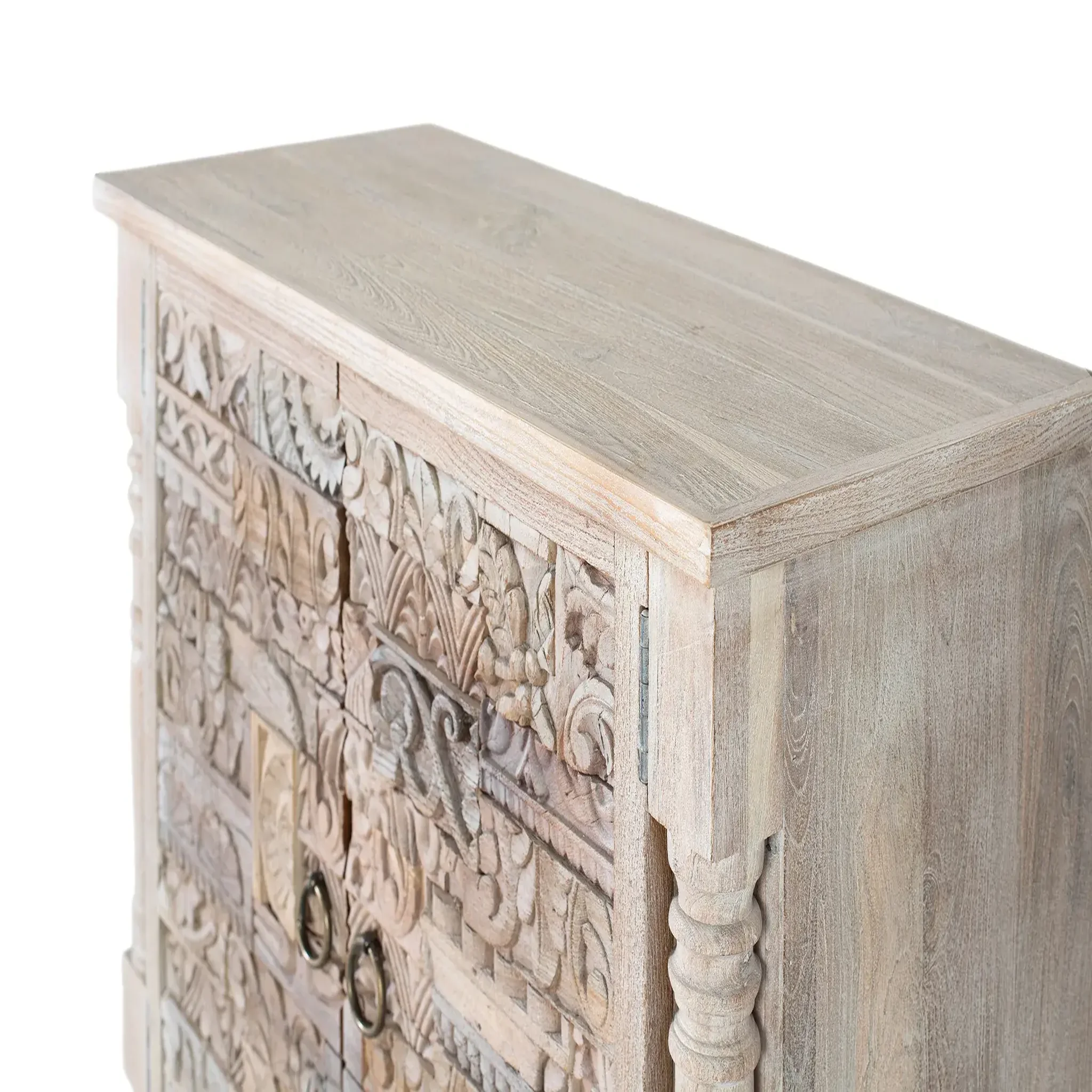Voir la diapositive 2 : GINER Y COLOMER SL Buffet en bois de chêne récupéré 90cm style boho ethnique