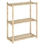 Astigarraga Etagère 3 tablettes à lattes 88x65x30cm - nc-3-30