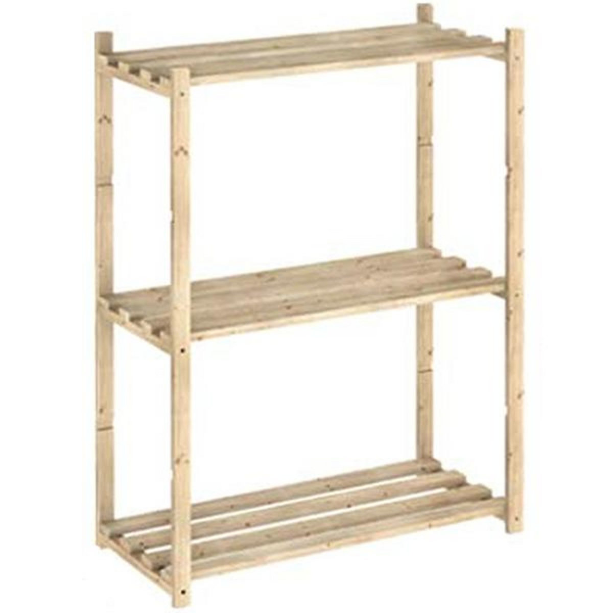 Astigarraga Etagère 3 tablettes à lattes 88x65x30cm - nc-3-30