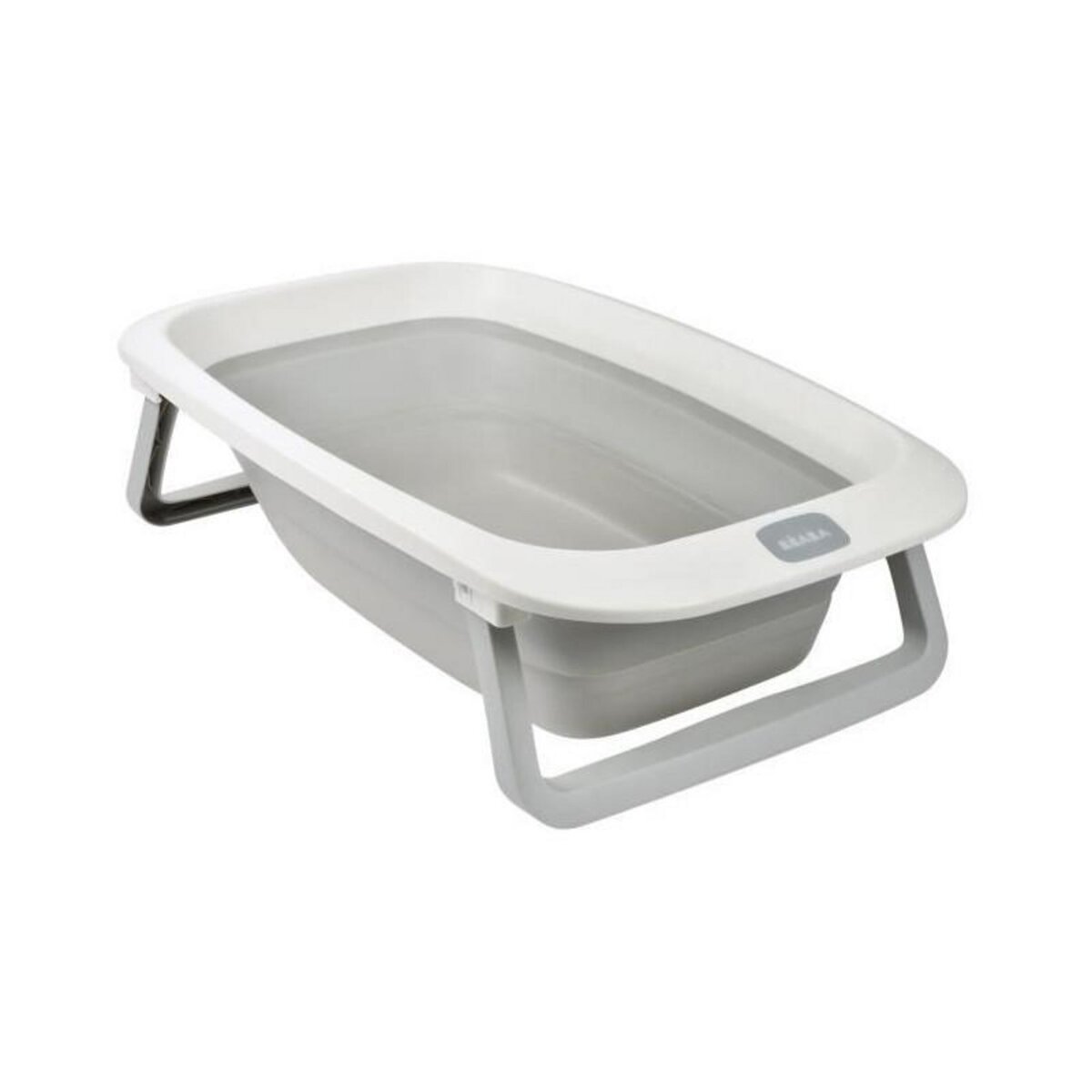 BEABA BEABA, Baignoire pliable - 920403 -Baignoire Eazy Pop Camélé'O - Gris velours