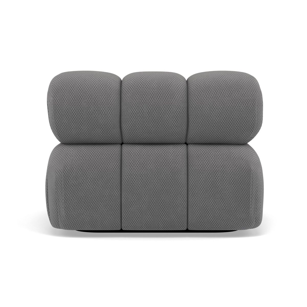 LISA DESIGN Ruby - module d'assise droit en velours texturé