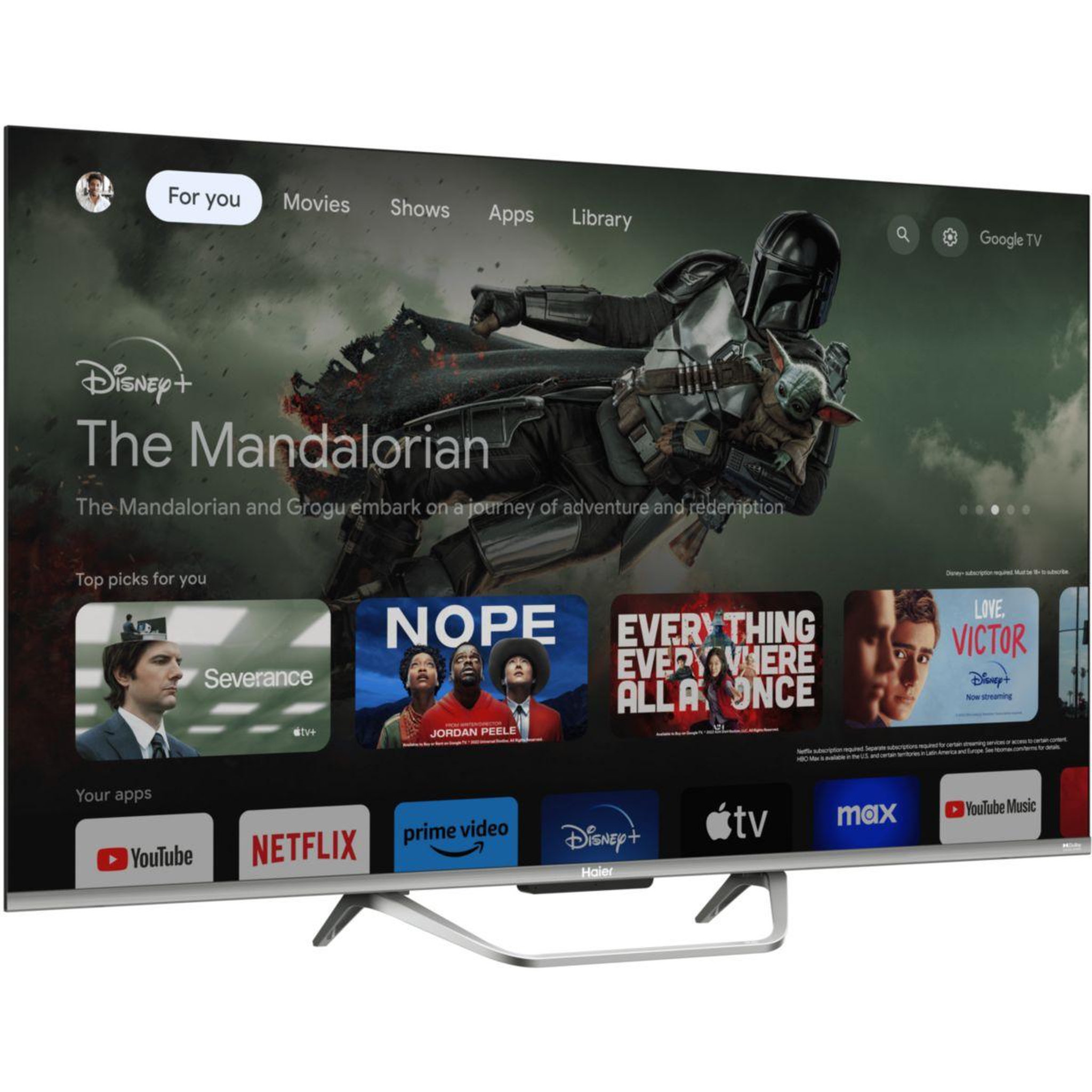 Voir la diapositive 3 : HAIER TV QLED H65Q80FUX