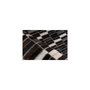 Voir la diapositive 3 : Paris Prix Tapis Fait Main en Cuir  Lavin  Noir & Blanc