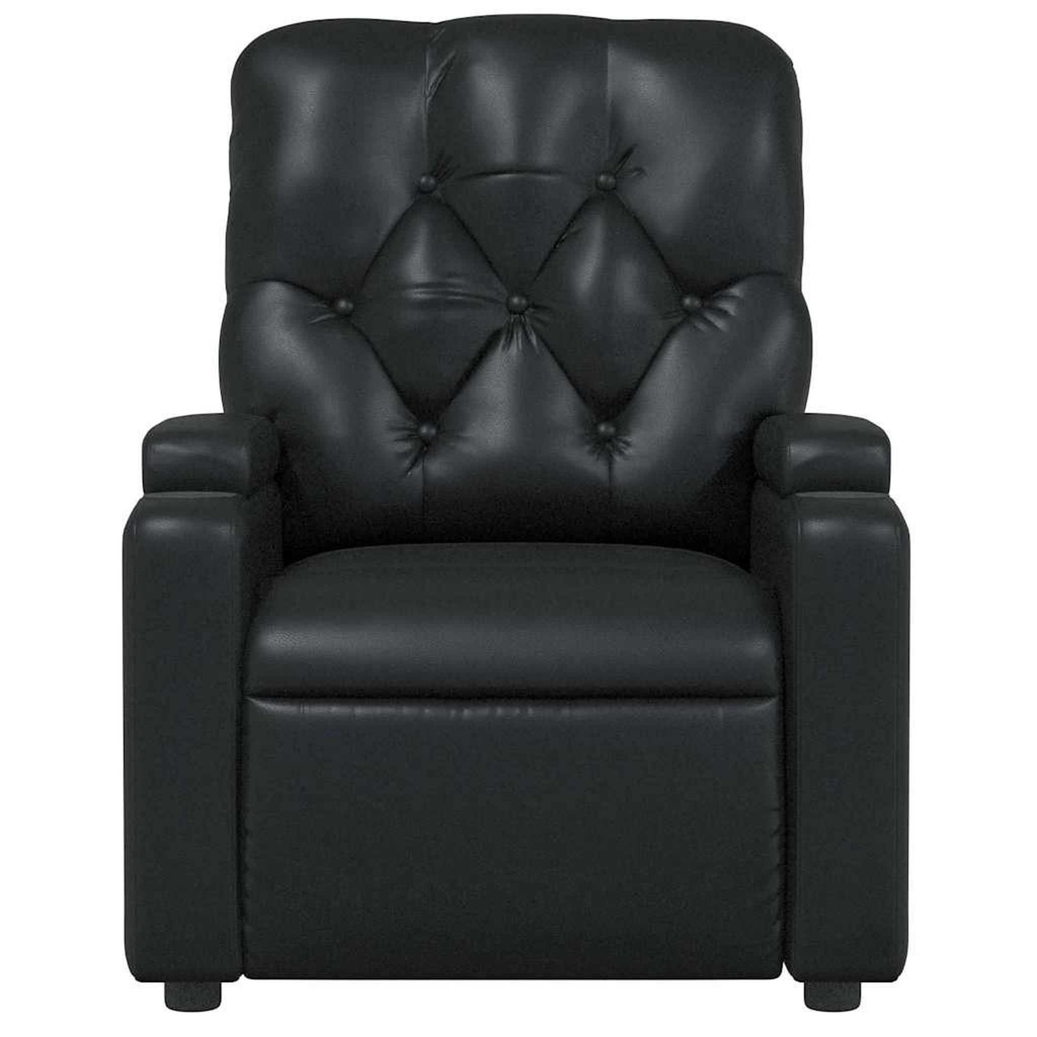 Voir la diapositive 5 : VIDAXL Fauteuil de massage inclinable Noir Similicuir