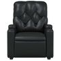 Voir la diapositive 5 : VIDAXL Fauteuil de massage inclinable Noir Similicuir