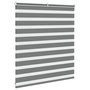 Voir la diapositive 4 : VIDAXL Store zebre gris fonce largeur du tissu 120,9 cm polyester