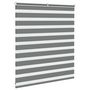 Voir la diapositive 4 : VIDAXL Store zebre gris fonce largeur du tissu 120,9 cm polyester