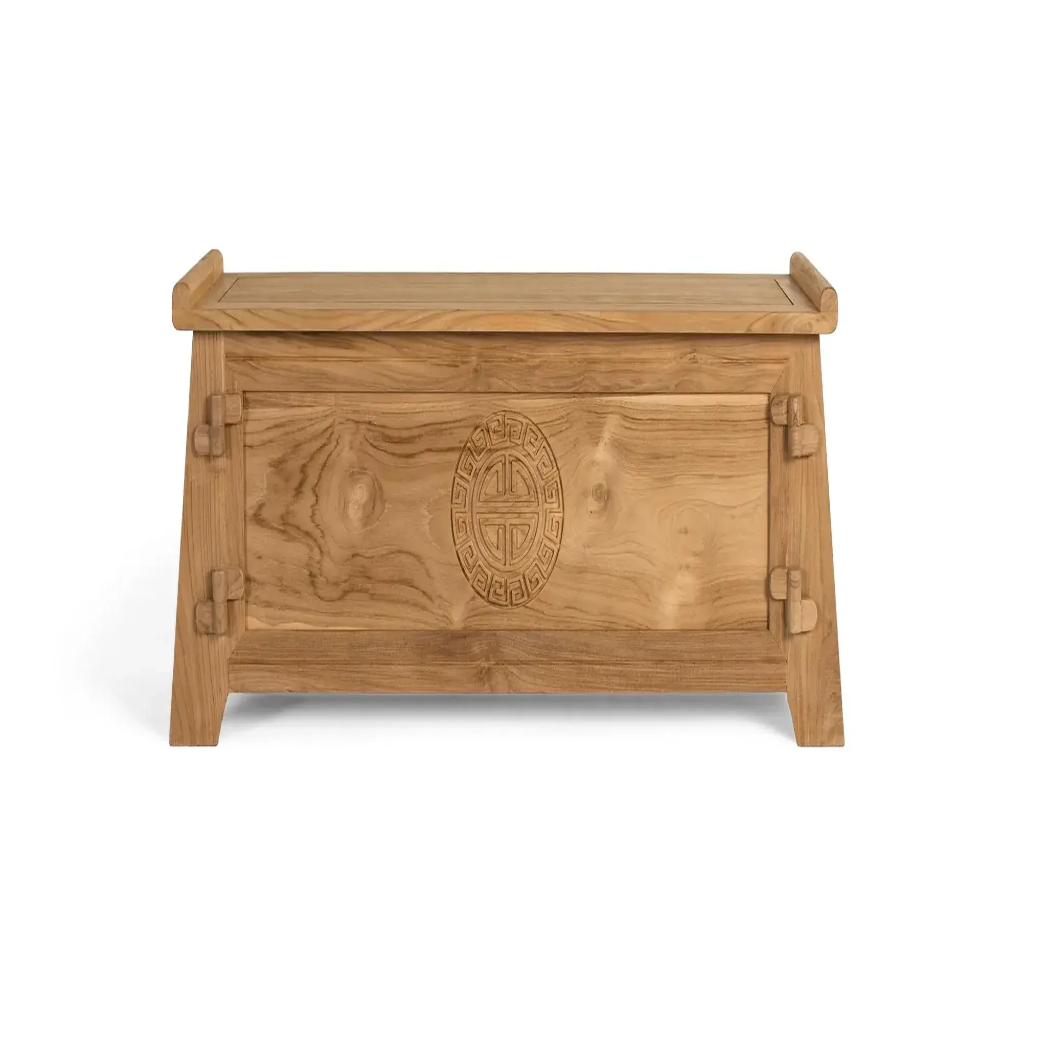 GINER Y COLOMER SL Coffre en bois de teck 114 cm style colonial oriental