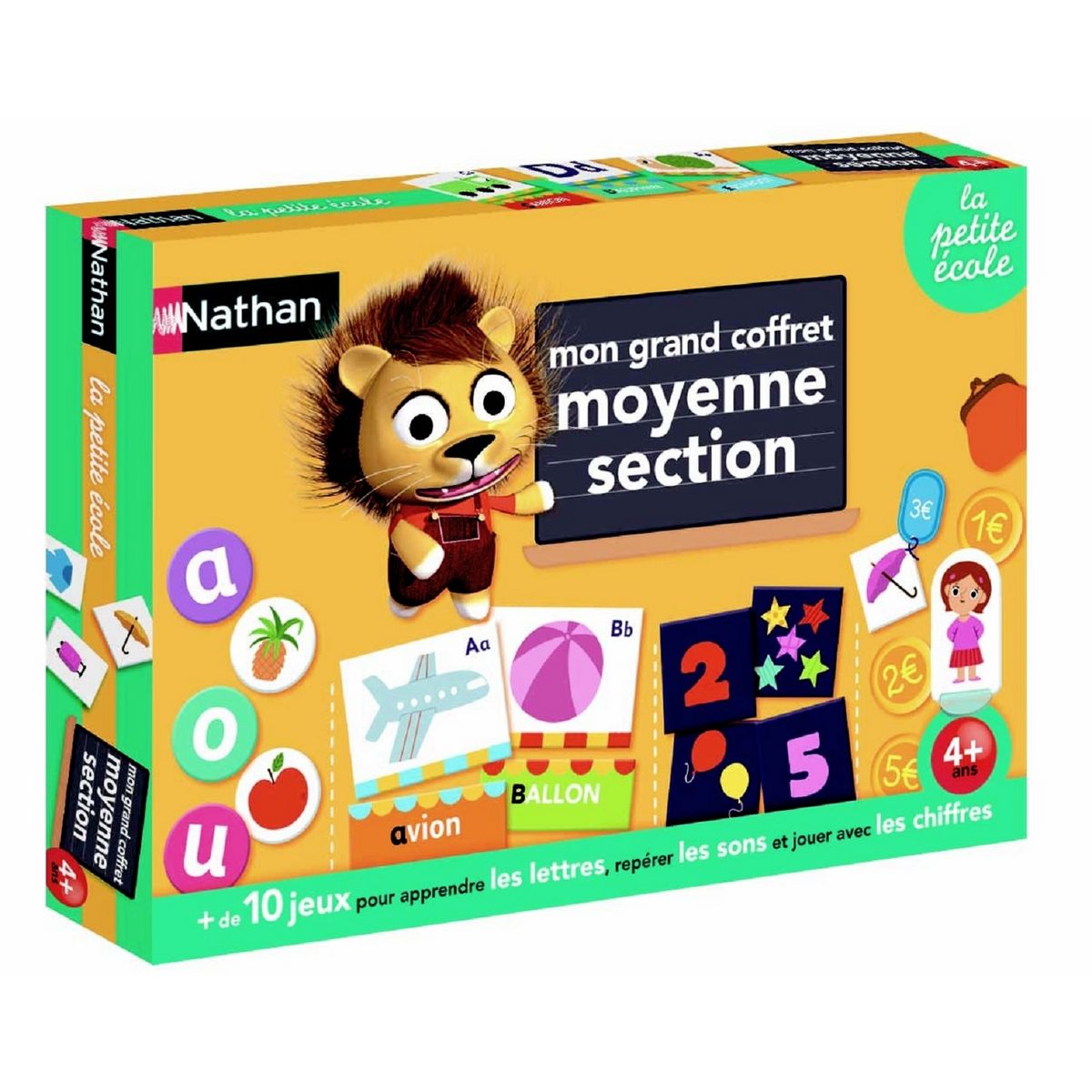 NATHAN Mon grand coffret moyenne section Jeu de logique