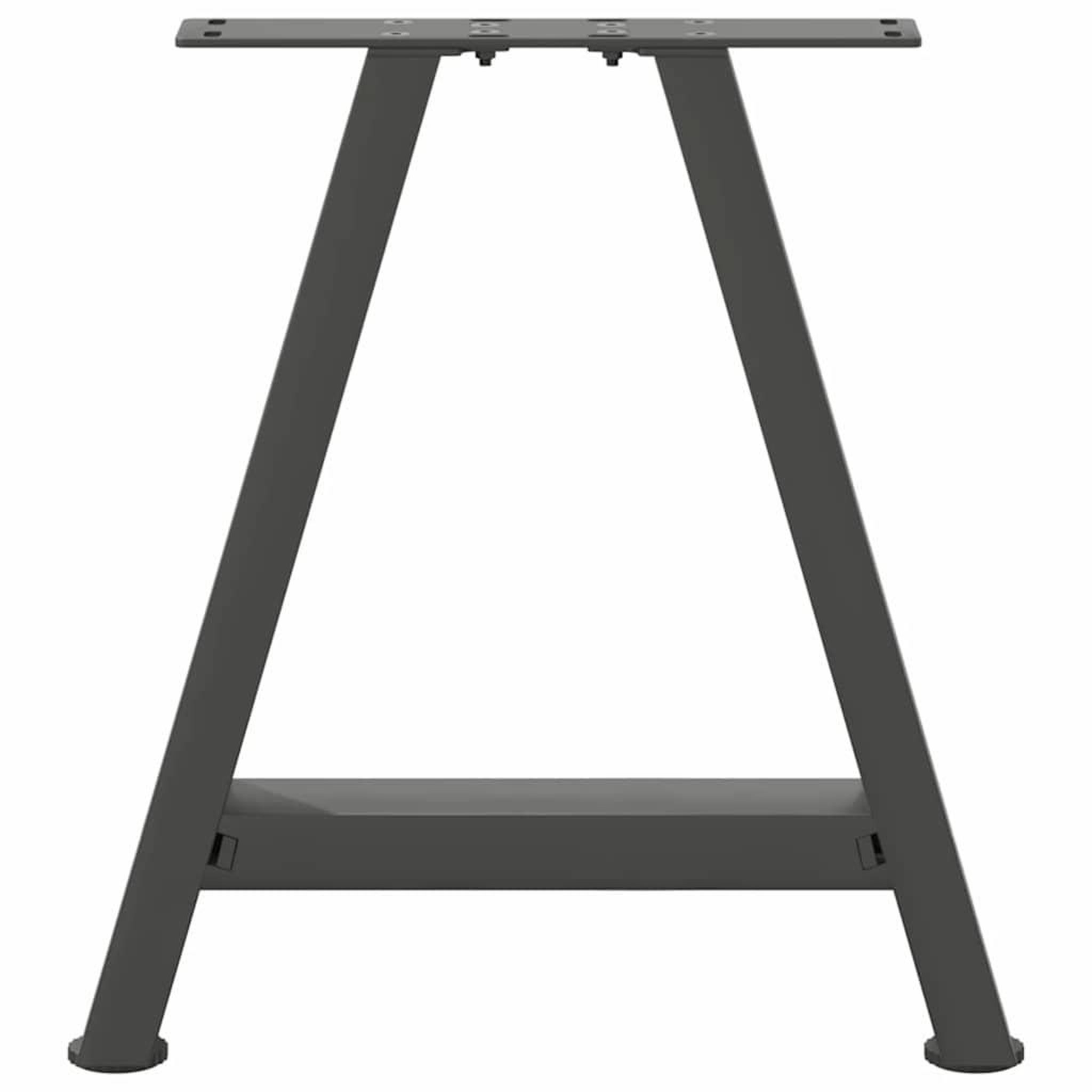 Voir la diapositive 5 : VIDAXL Pieds de table basse forme de A 2 pcs anthracite 50x(42-43) cm