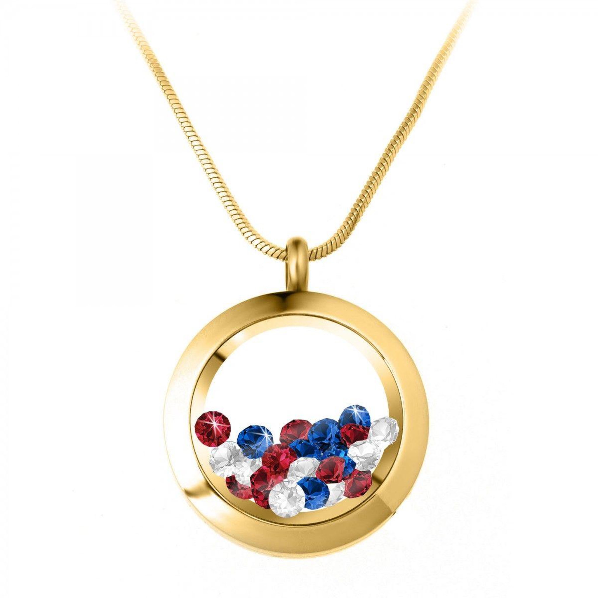 SC BOHEME Collier rond SC Bohème orné de Cristaux scintillants