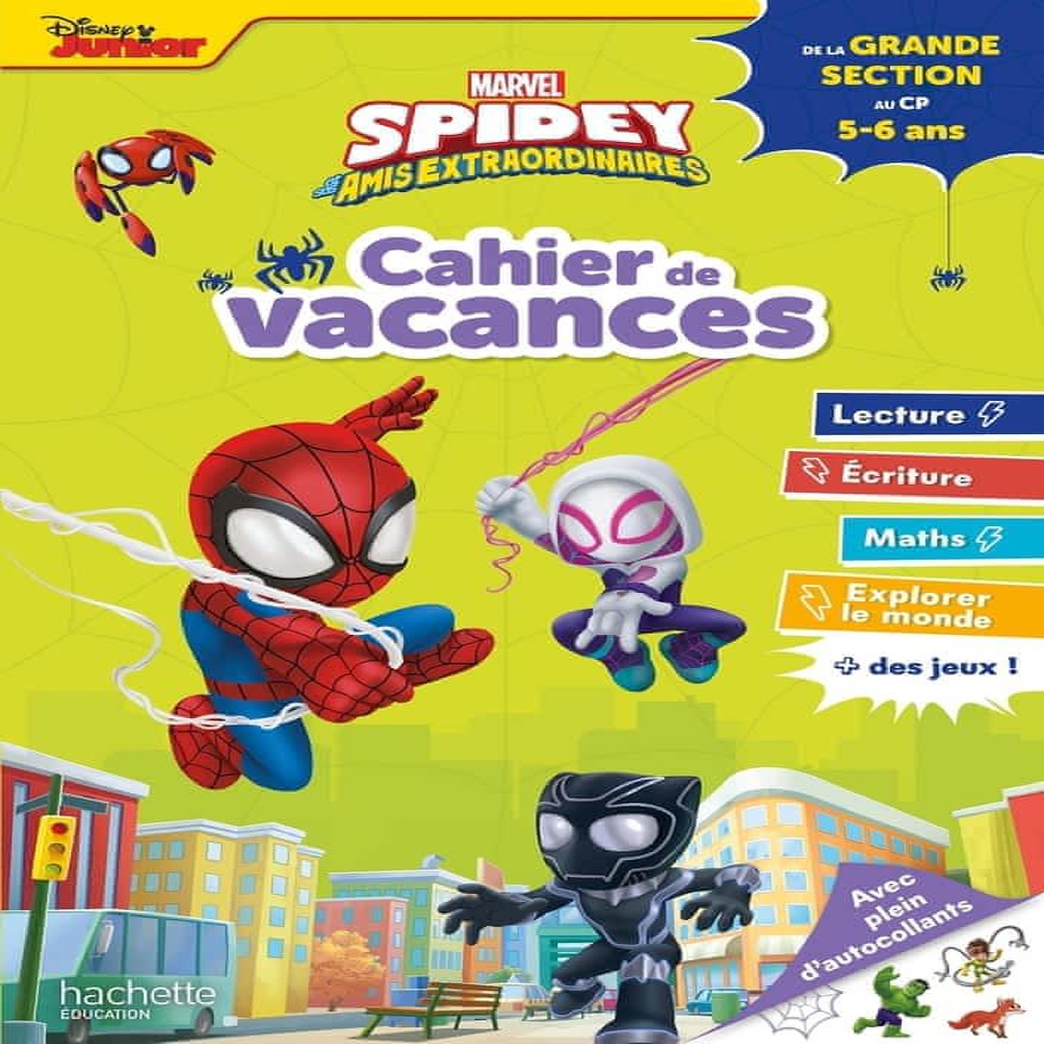CAHIER DE VACANCES SPIDEY ET SES AMIS EXTRAORDINAIRES. DE LA GRANDE SECTION AU CP, EDITION 2023, Vibaux Cécile