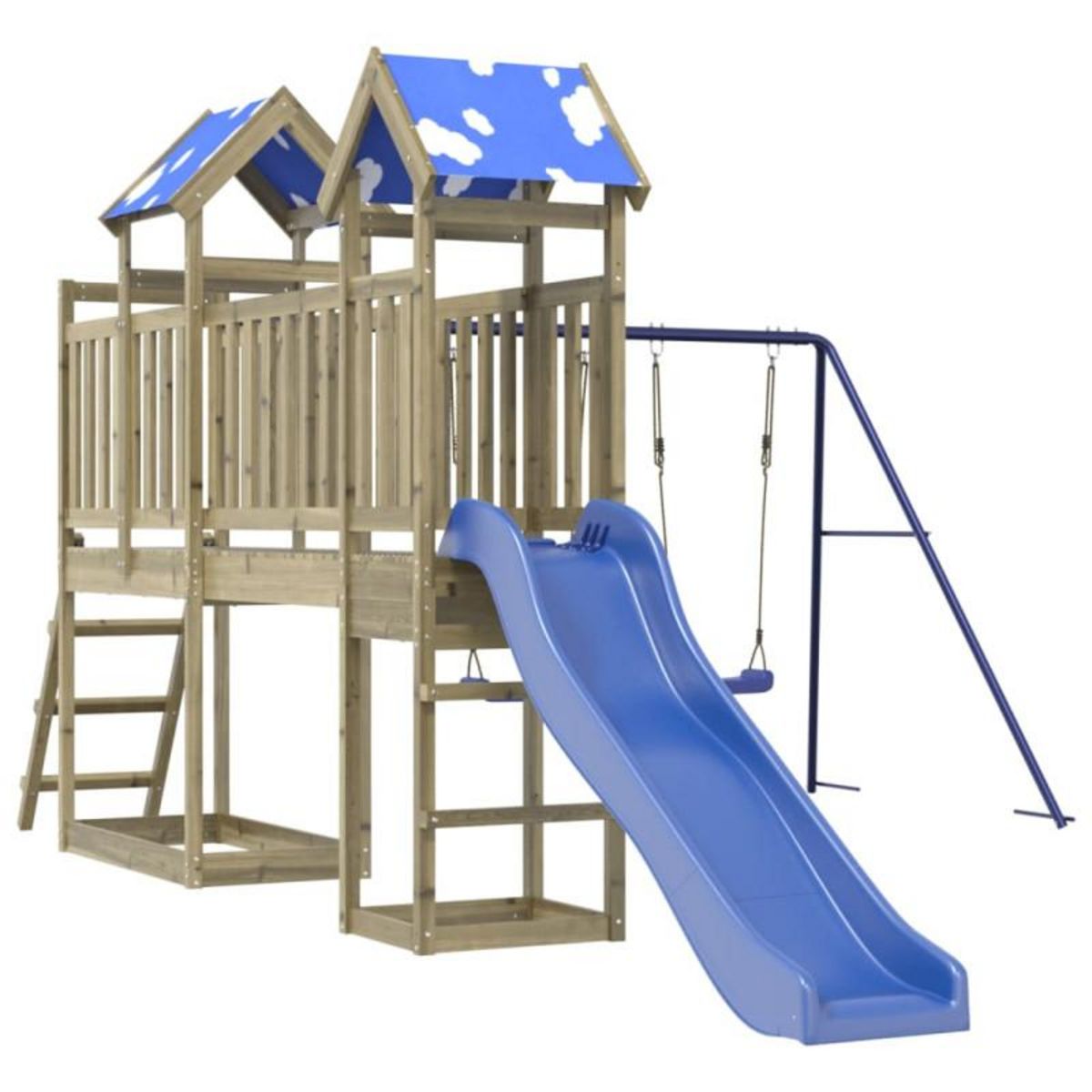 VIDAXL Aire de jeux d extérieur bois de pin imprégné