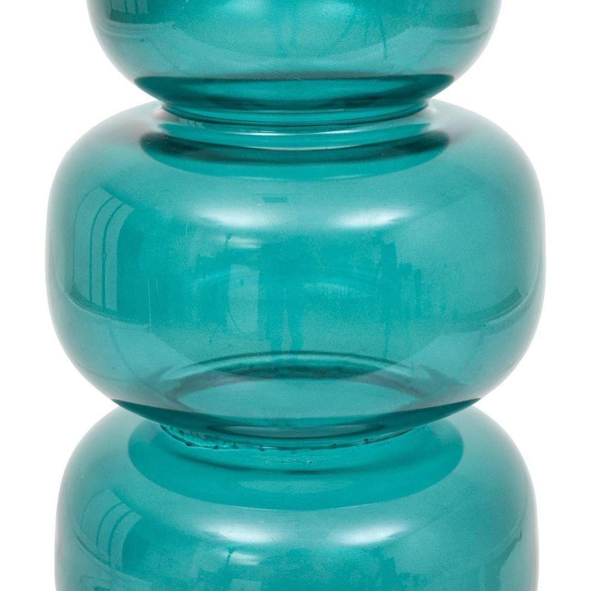 Voir la diapositive 2 : ATMOSPHERA Vase design  be vintage  25cm bleu canard