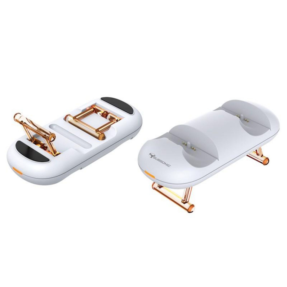 Subsonic Chargeur manette PS5, Station de recharge compacte avec câble usb-c pour manette Dualsense