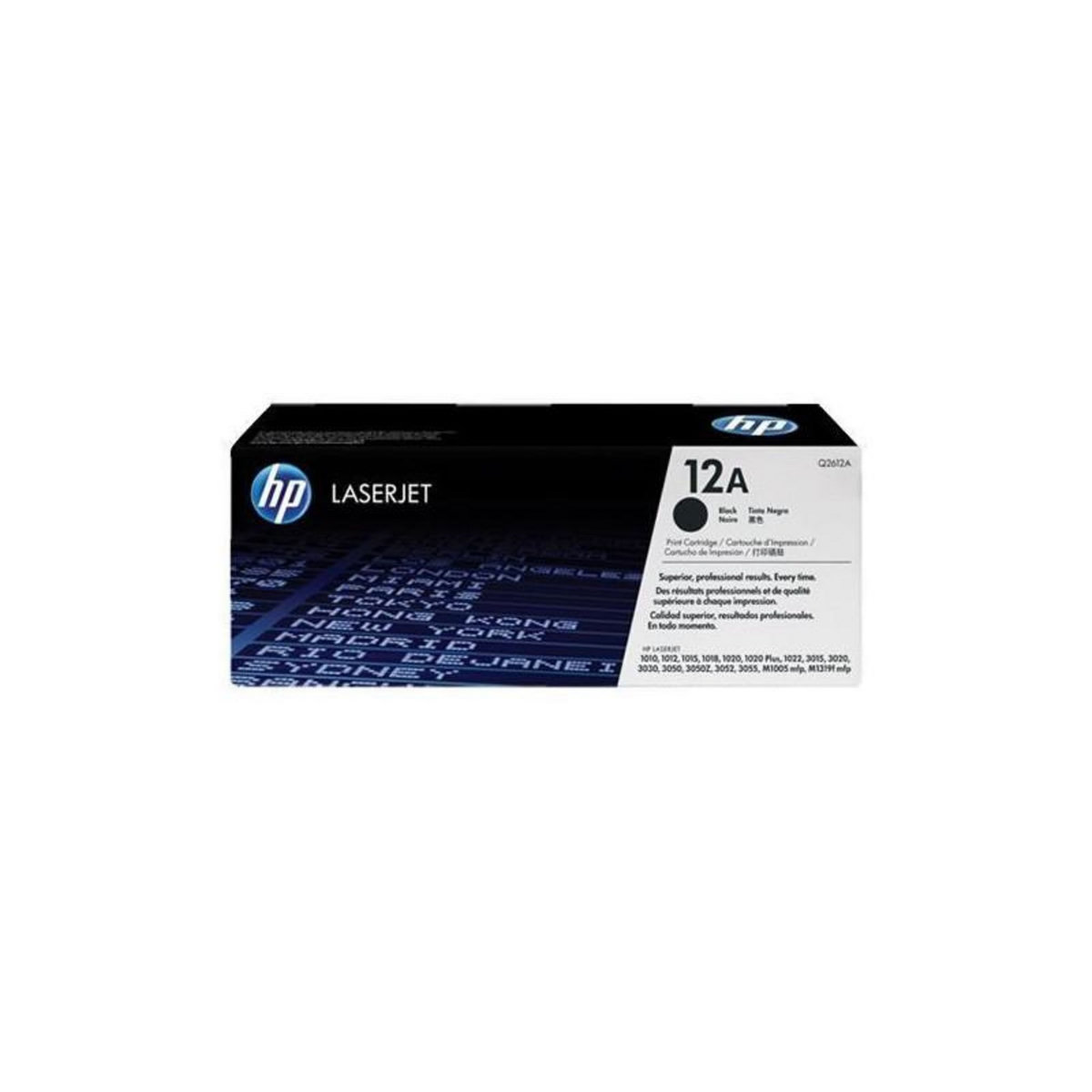 HP HP 12A toner noir authentique Q2612AD pour HP LaserJet 1010/1012/1015/1018/1020/1022/3015/3020/3030/3050/3055/M1005/M1319