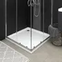 VIDAXL Receveur de douche avec picots Blanc 80x80x4 cm ABS