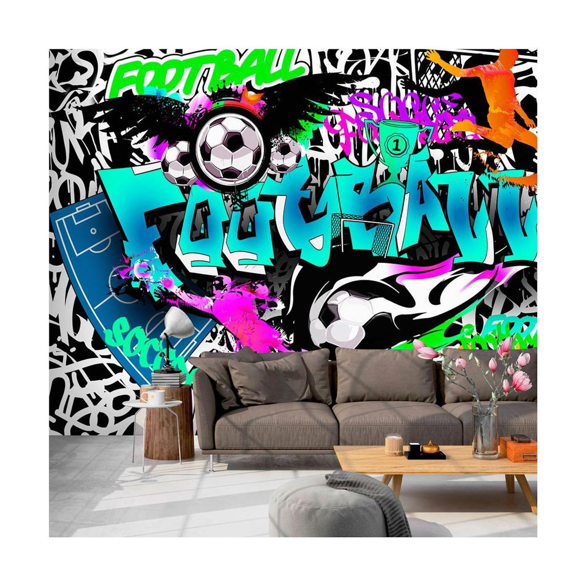 Paris Prix Papier Peint  Sports Graffiti