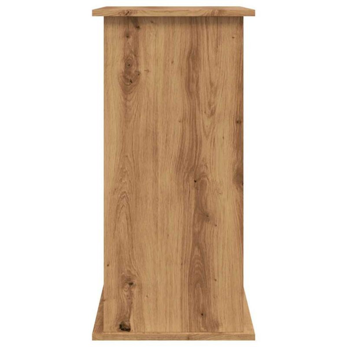 VIDAXL Support d aquarium chêne artisanal 81x36x73 cm bois ingénierie