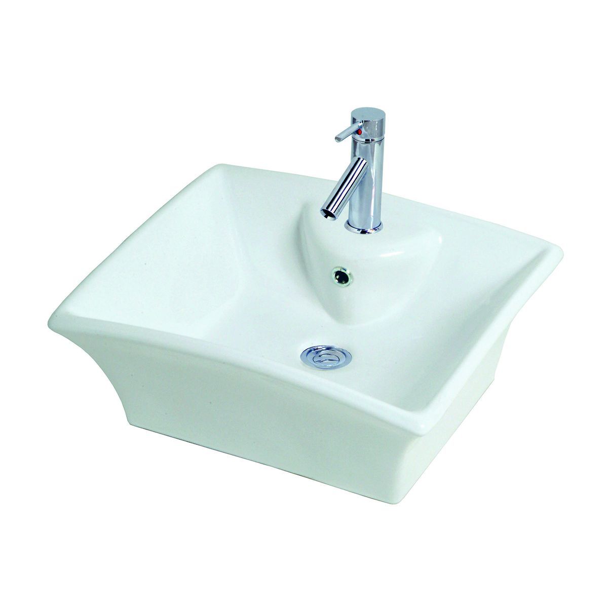 ONDEE VESUVE Vasque 48x40cm BLANC