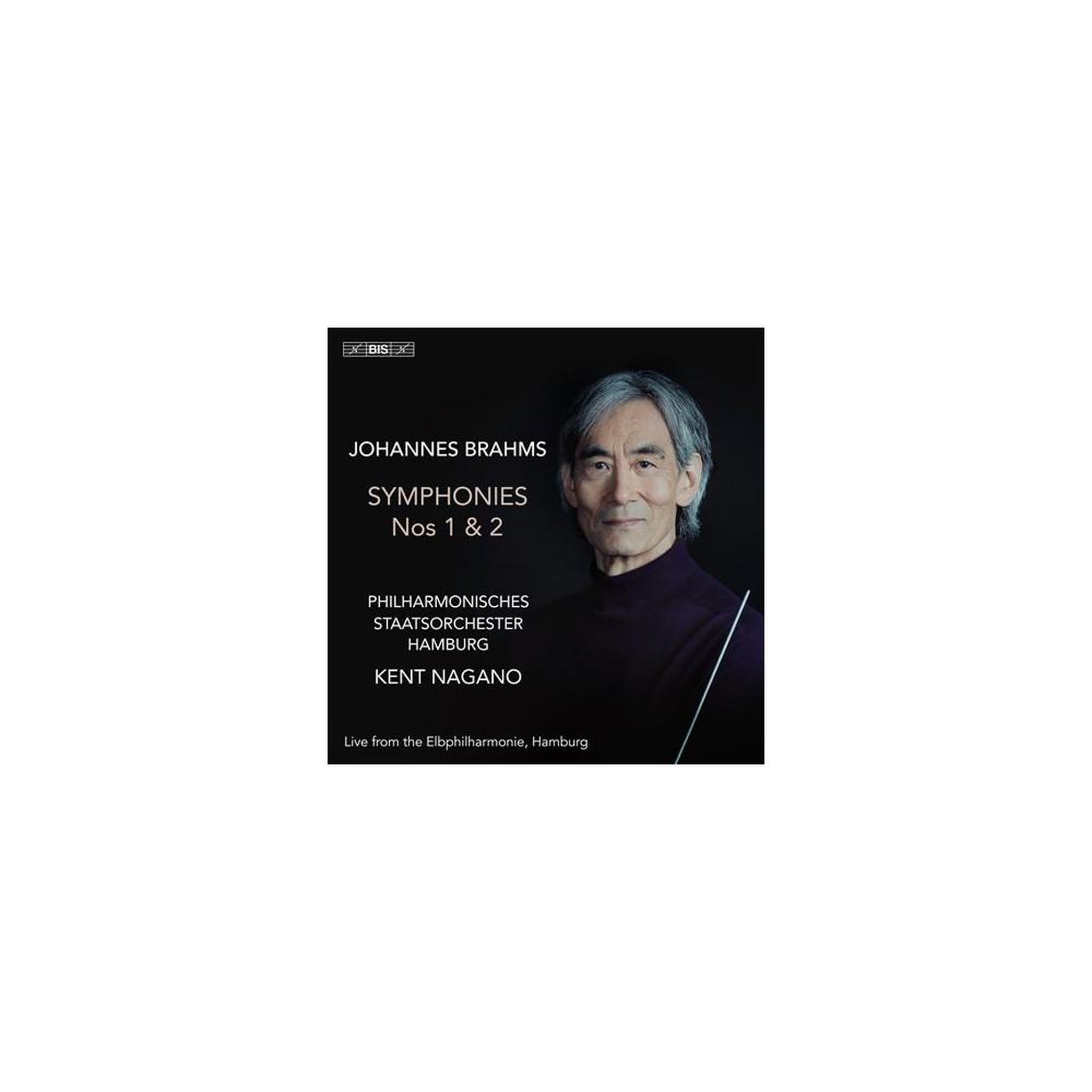 Cd johannes brahms : symphonies n° 1 & 2 (double sacd) live à hambourg