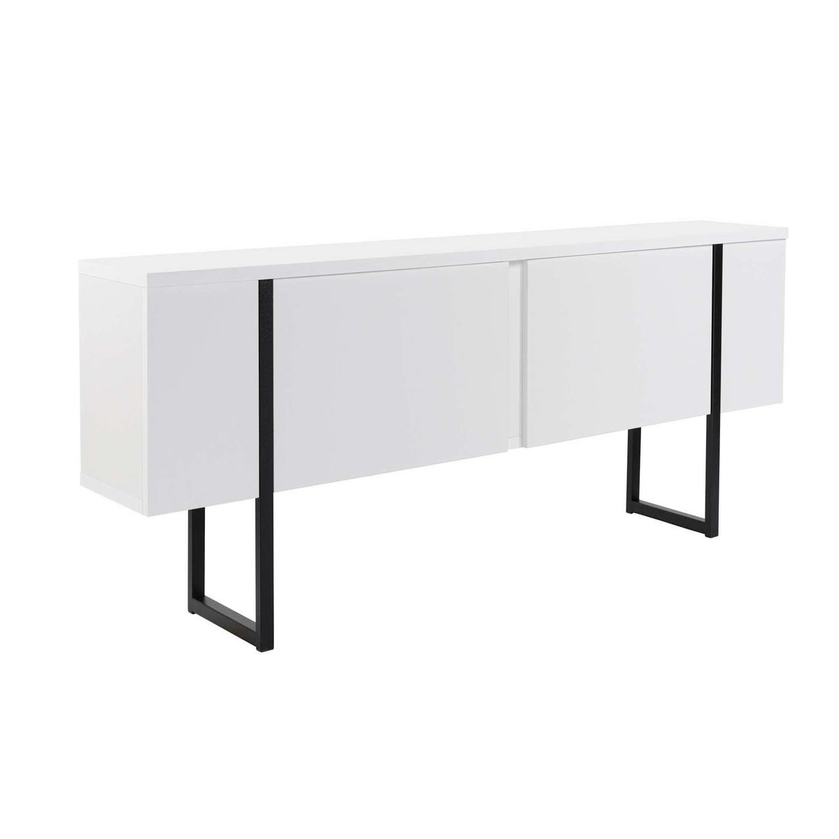 Habitat et Jardin Meuble TV en bois  Serenity  180 x 30 x 45 cm - Blanc