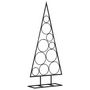 Voir la diapositive 5 : VIDAXL Arbre de Noël en metal pour decoration noir 90 cm