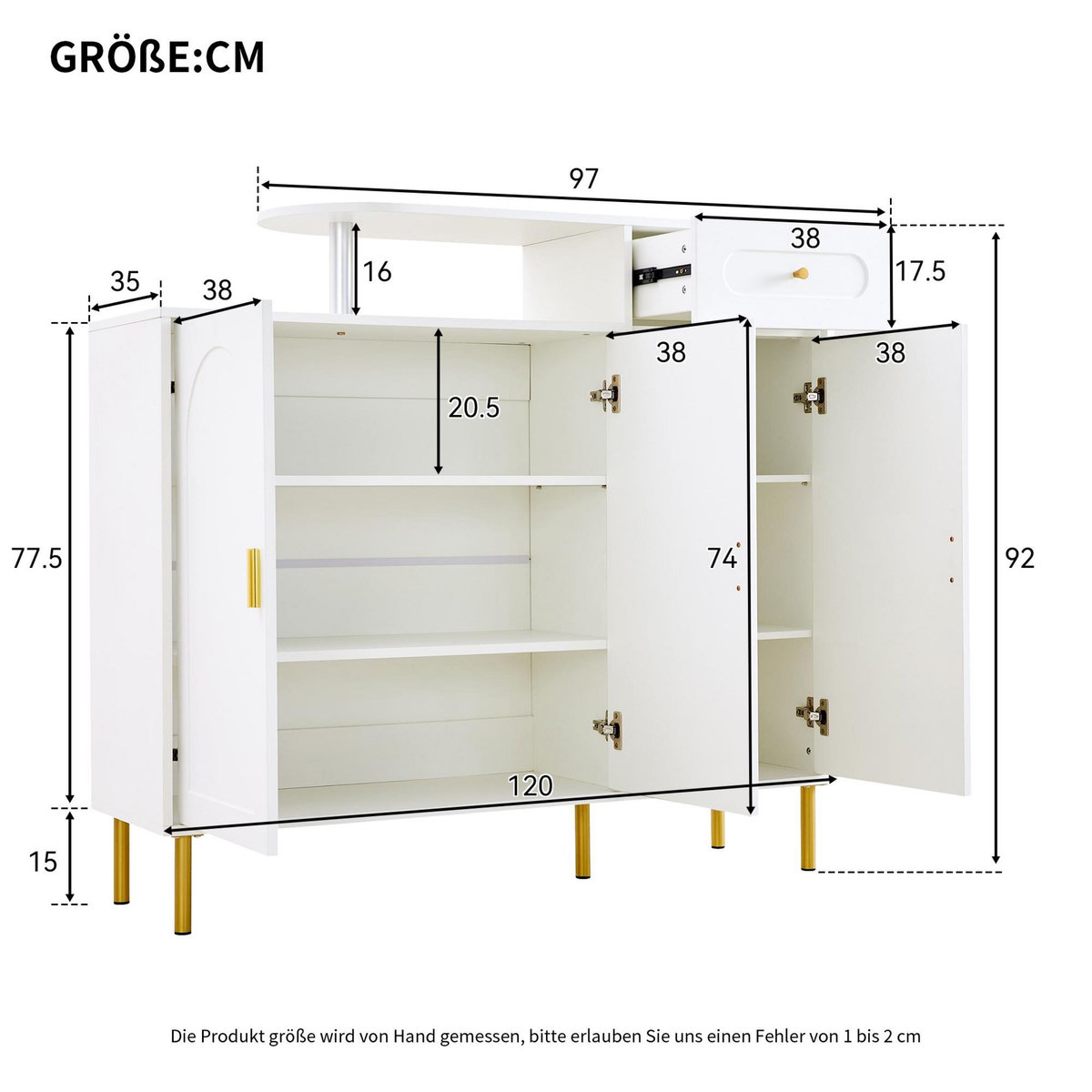 MERAX Meuble à chaussures 12 paires blanc panneaux de particules